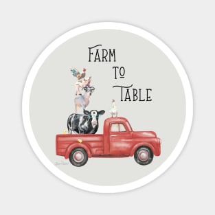 Farm Animal Family B1 Magnet